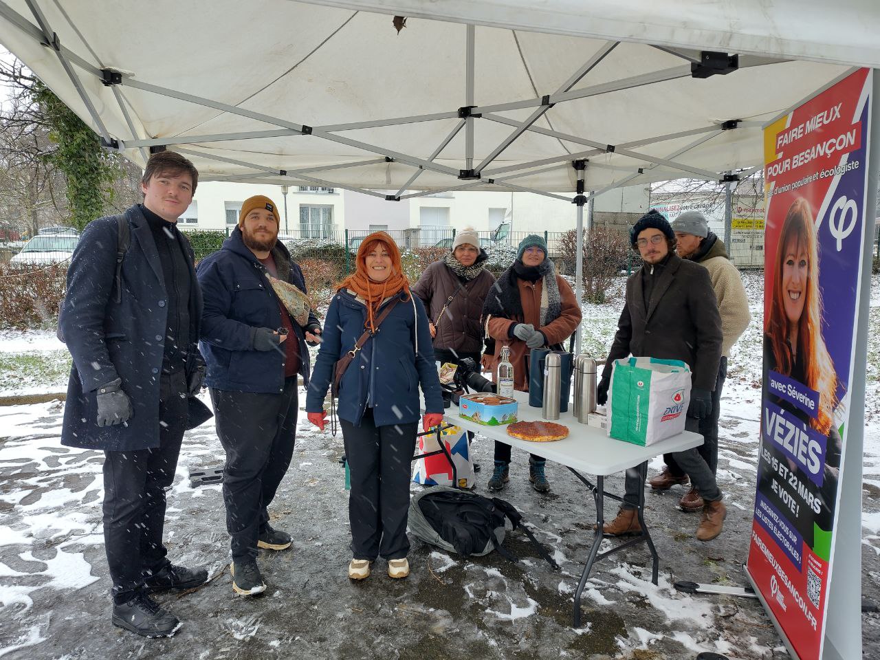 Première étape de nos permanences populaires à Montrapon ce samedi : on vient à votre rencontre !