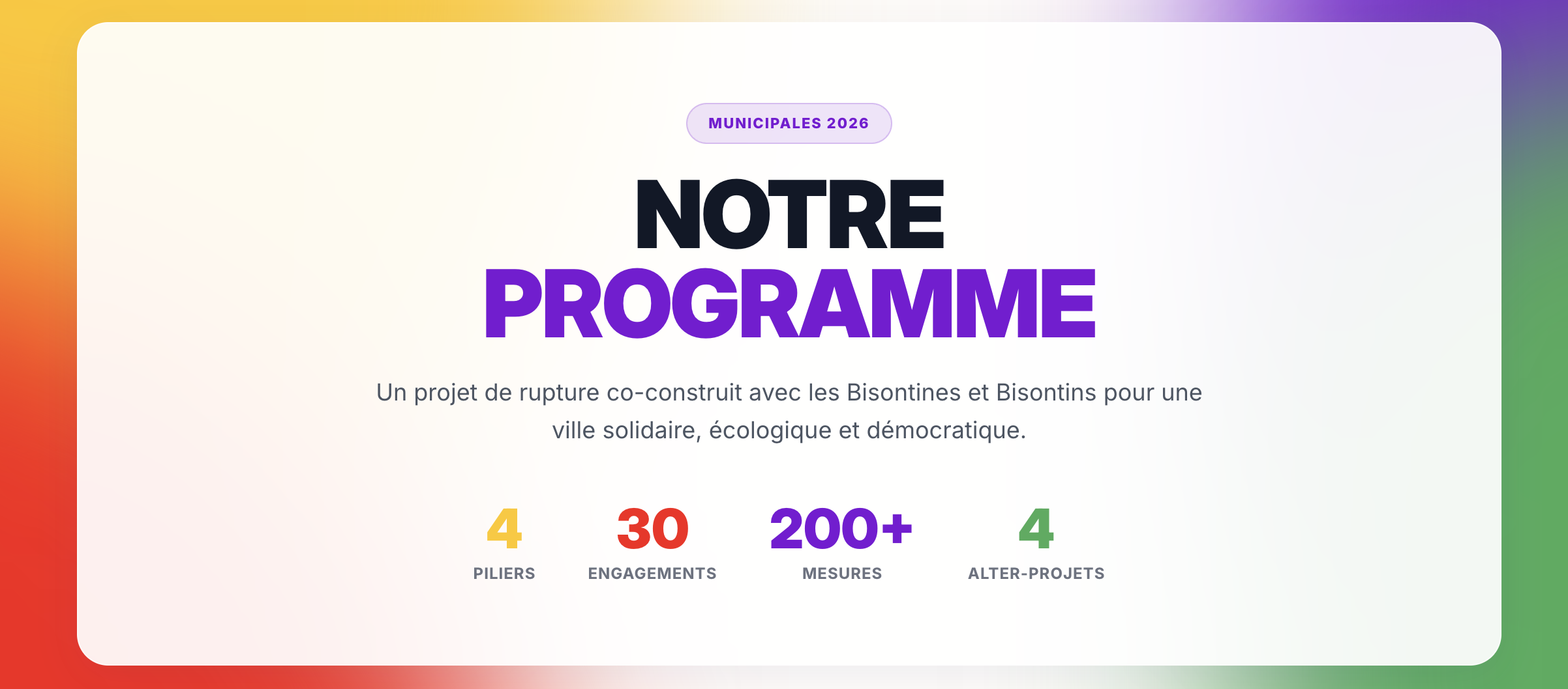 Il est là : découvrez notre projet pour Faire Mieux à Besançon !