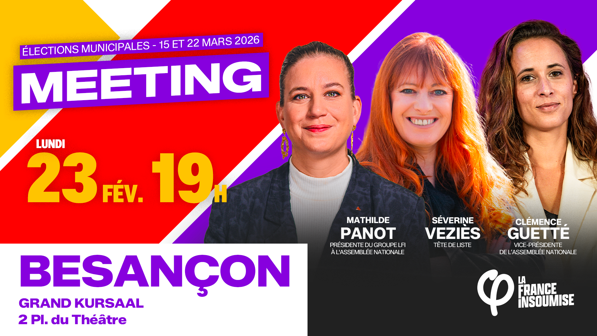 Meeting 23 Février 2026 - Grand meeting de lancement de campagne